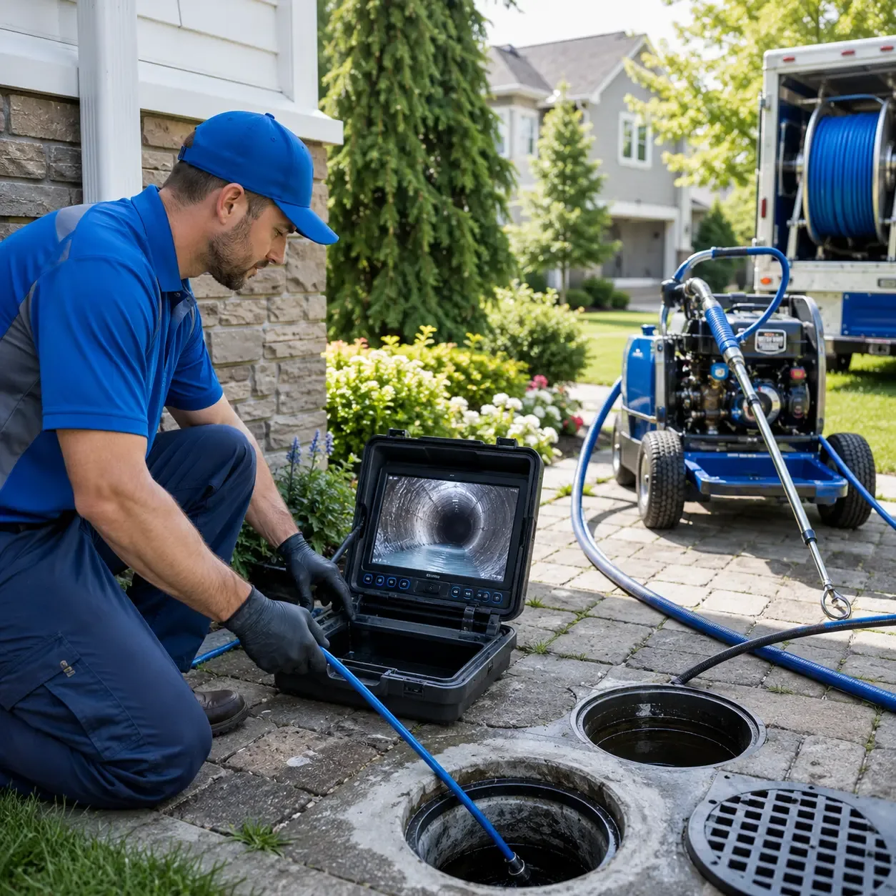 Outdoor drain cleaning professionals serving Denton, KS
